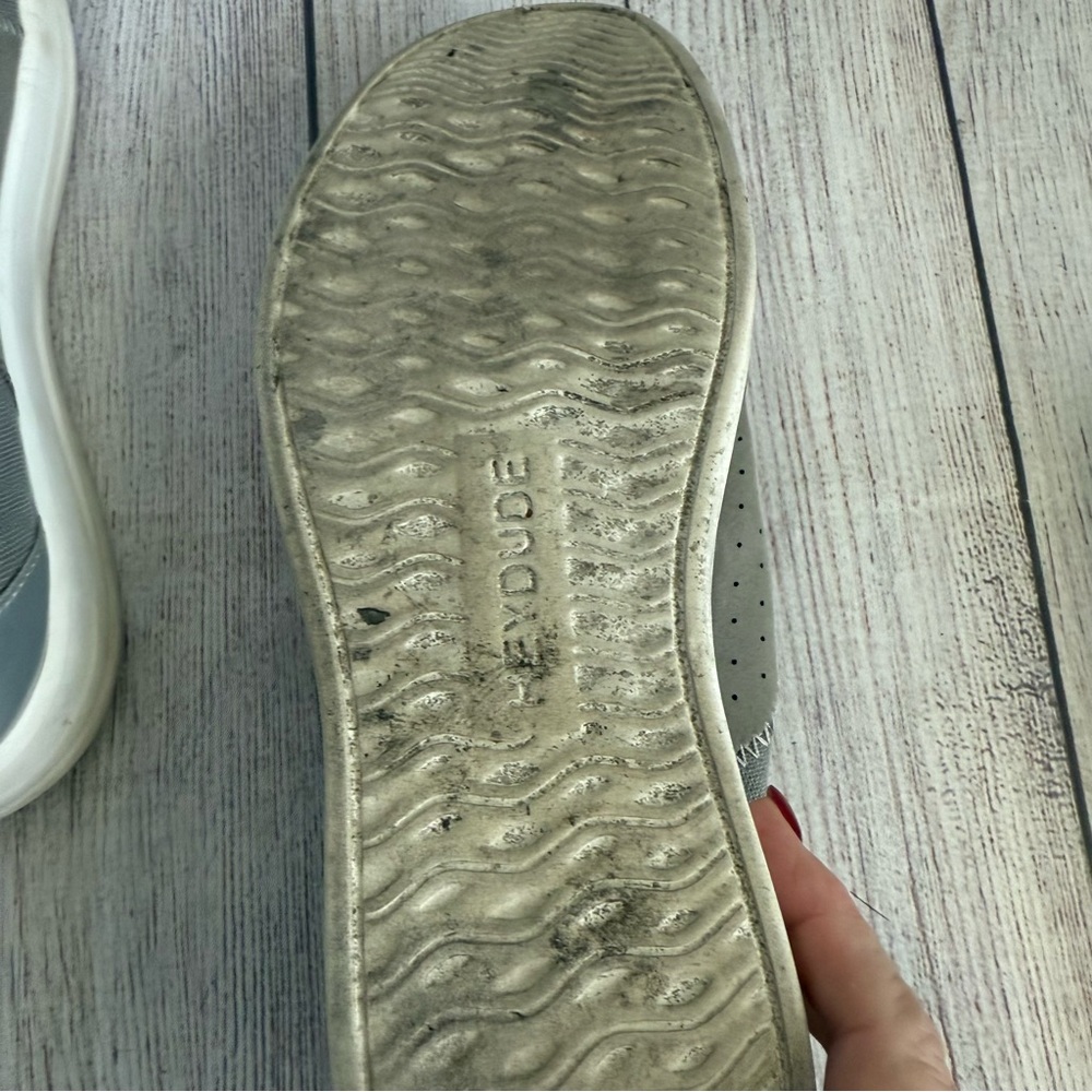 Hey Dude Silver Python Slip On Shoes 9 - image 5